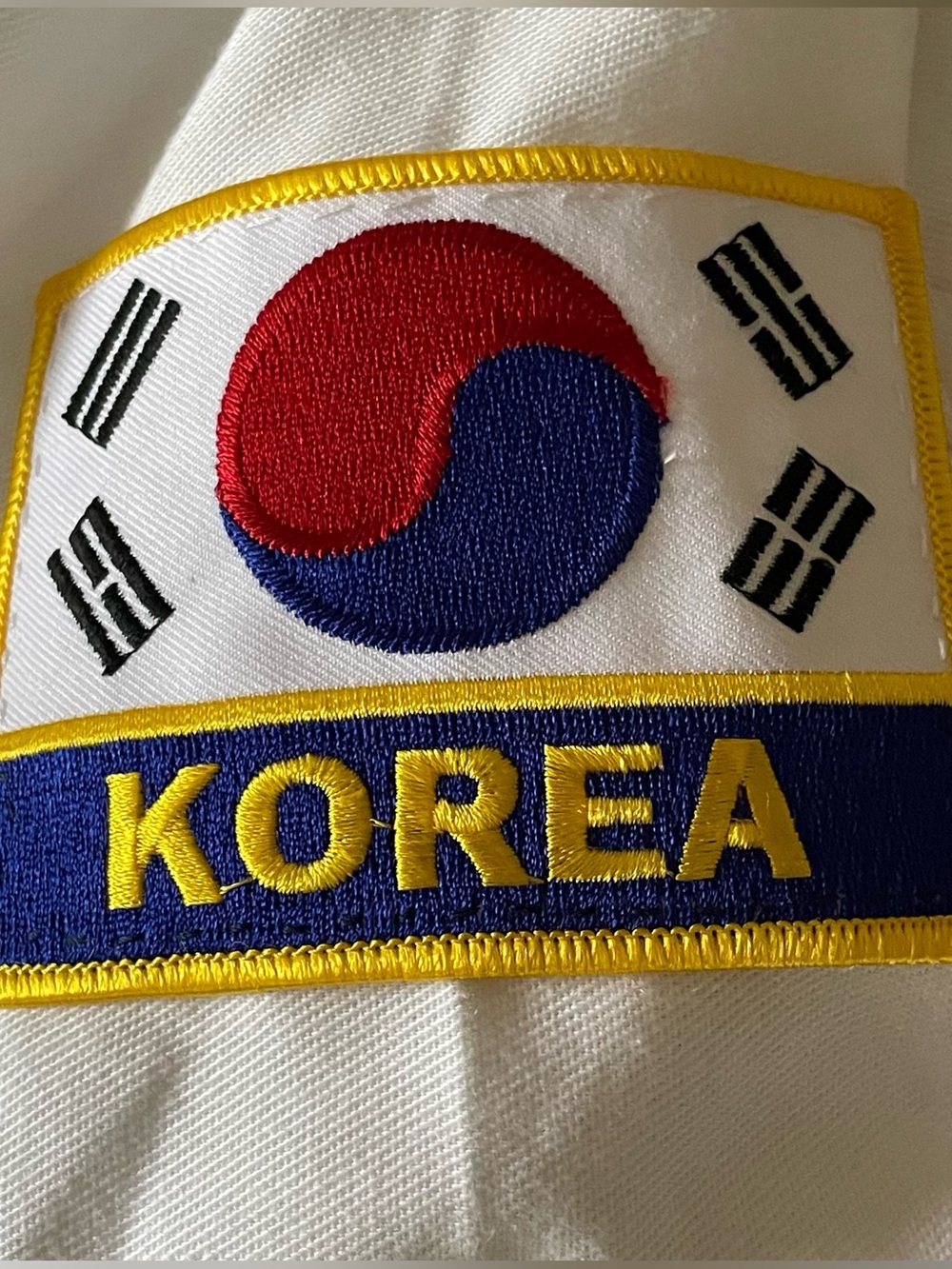 🥋Boys Taekwondo Uniform Gi Top Patches USA, Korea, Ji Do Kwan, USA TKD Fed Size - Picture 6 of 9